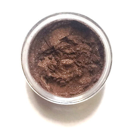 Bronze Mineral Eyeshadow - metallic bronze with a bit of gold shimmer